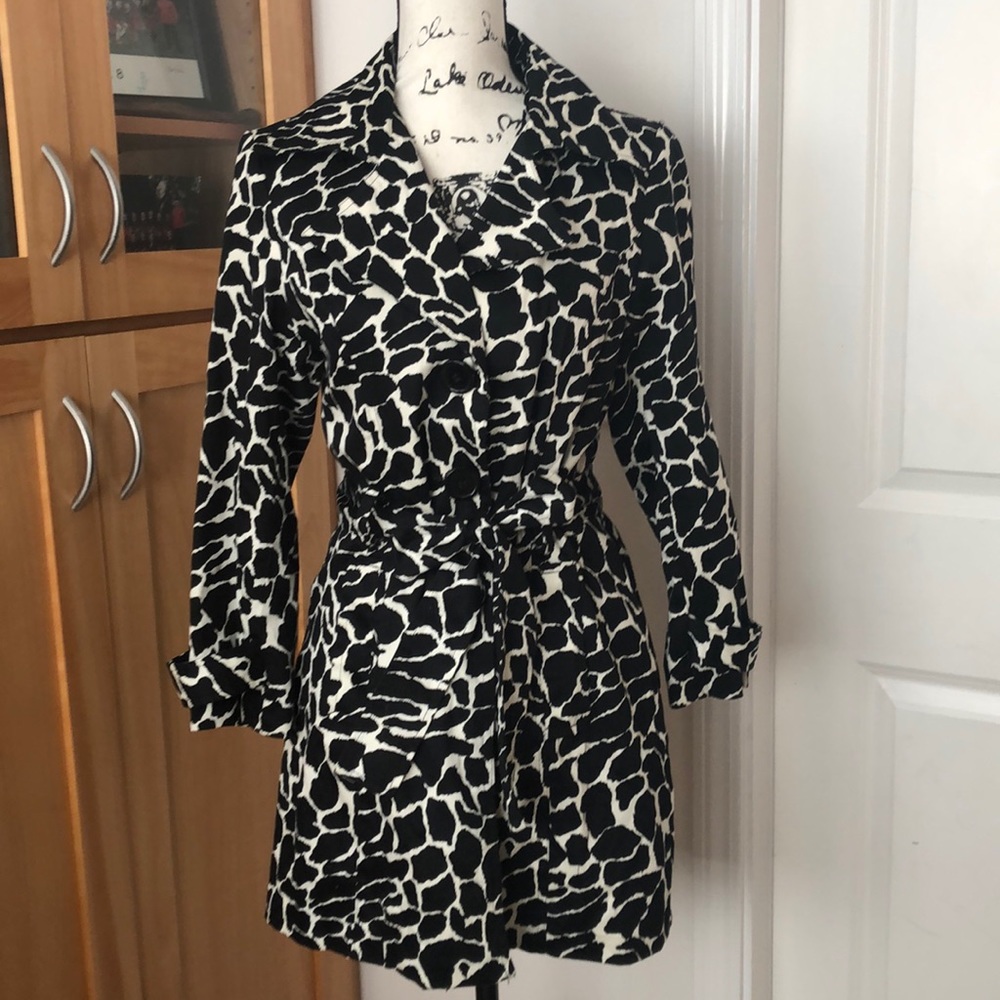 Black and white print jacket